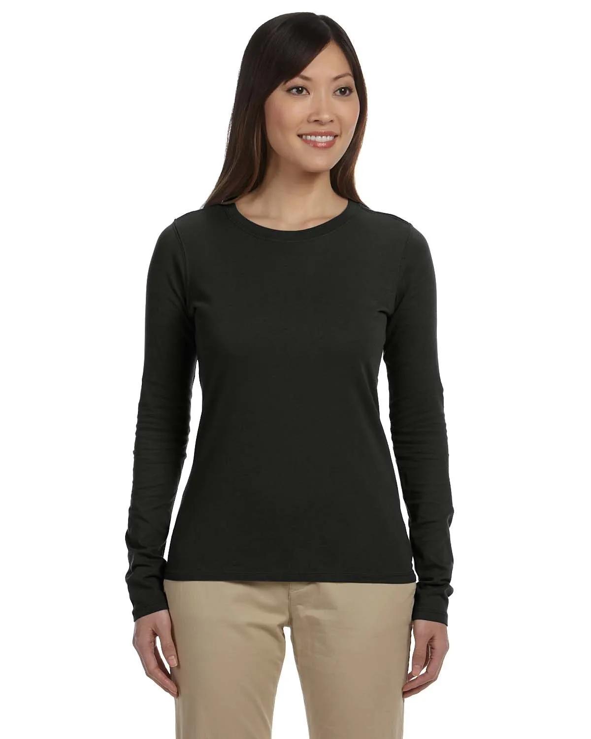 Ladies' Classic Long-Sleeve T-Shirt 2 of 8