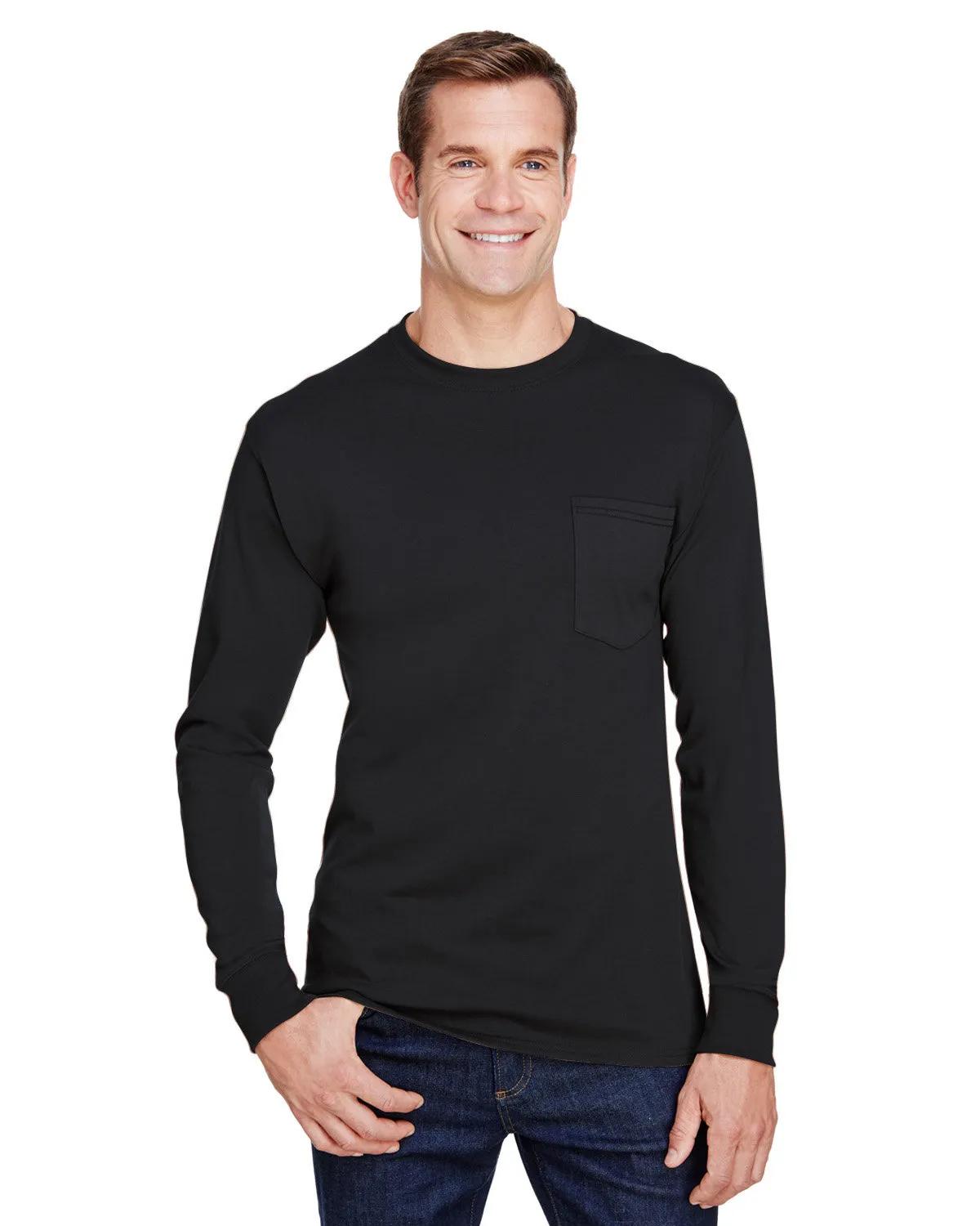 Adult Workwear Long-Sleeve Pocket T-Shirt