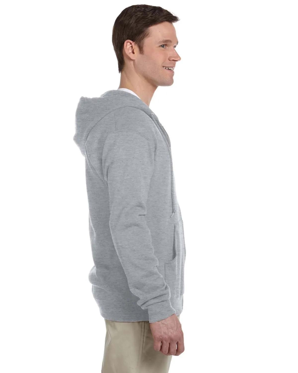 Adult NuBlend® Fleece Full-Zip Hooded Sweatshirt 16 of 38