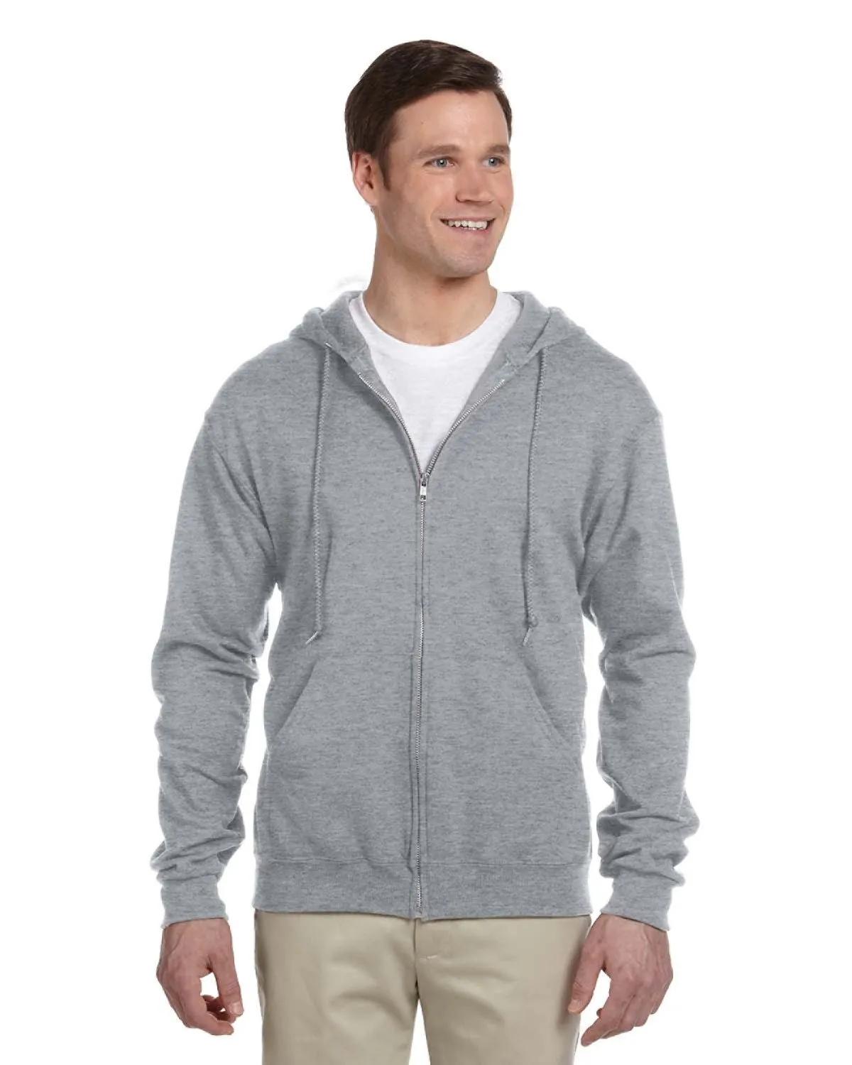 Adult NuBlend® Fleece Full-Zip Hooded Sweatshirt 12 of 38