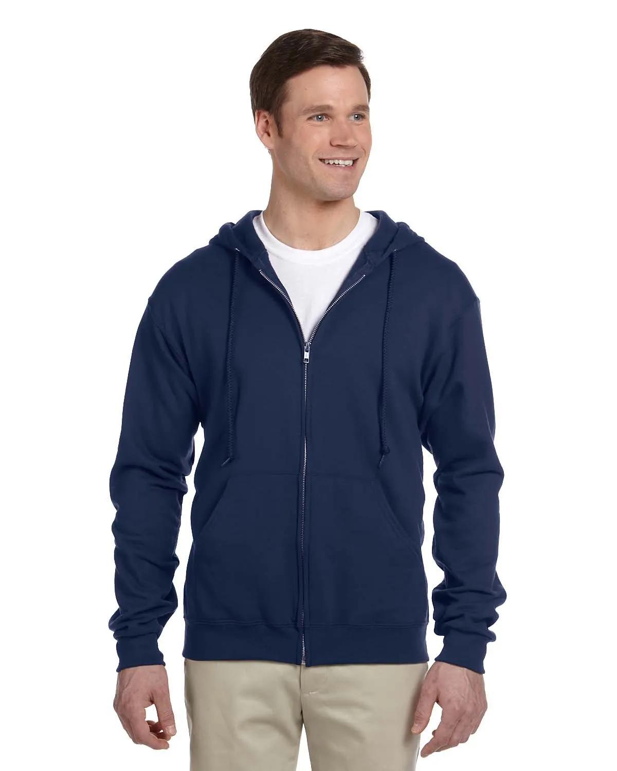 Adult NuBlend® Fleece Full-Zip Hooded Sweatshirt 10 of 38