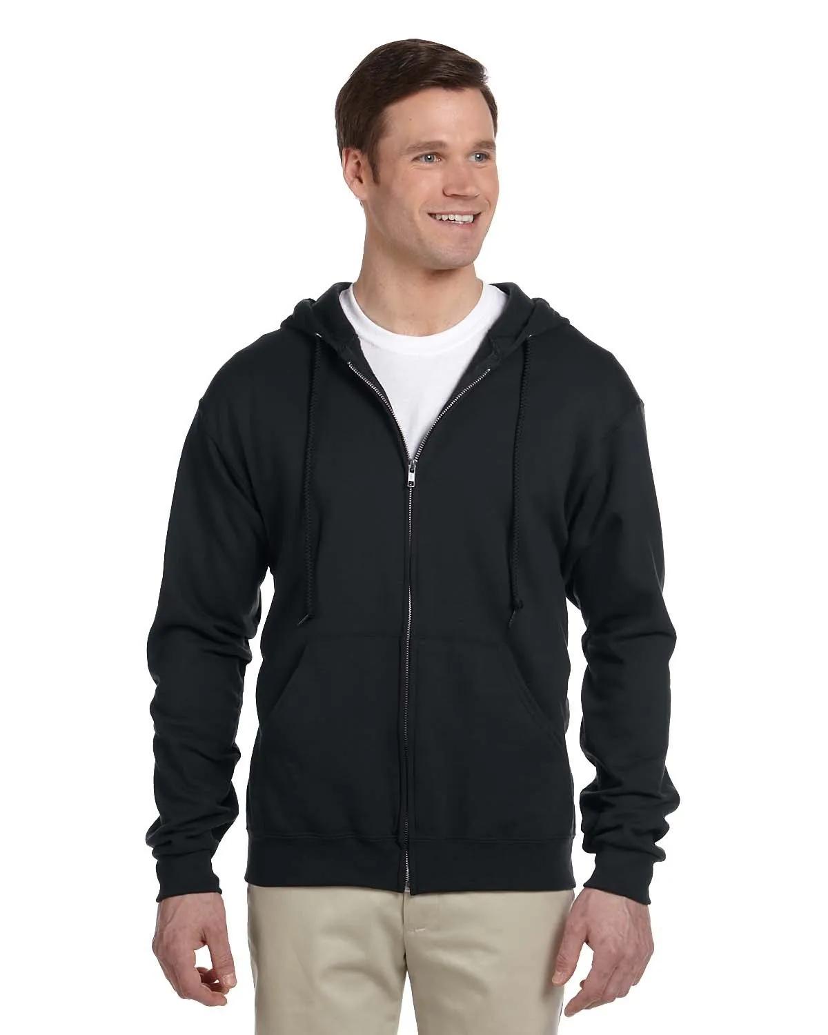 Adult NuBlend® Fleece Full-Zip Hooded Sweatshirt 5 of 38