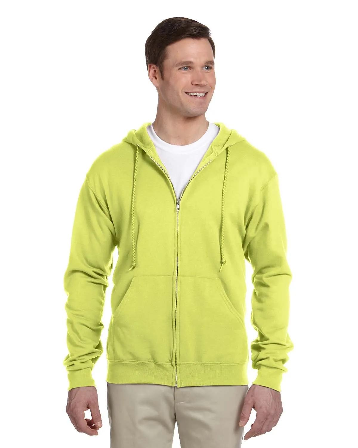 Adult NuBlend® Fleece Full-Zip Hooded Sweatshirt 1 of 38