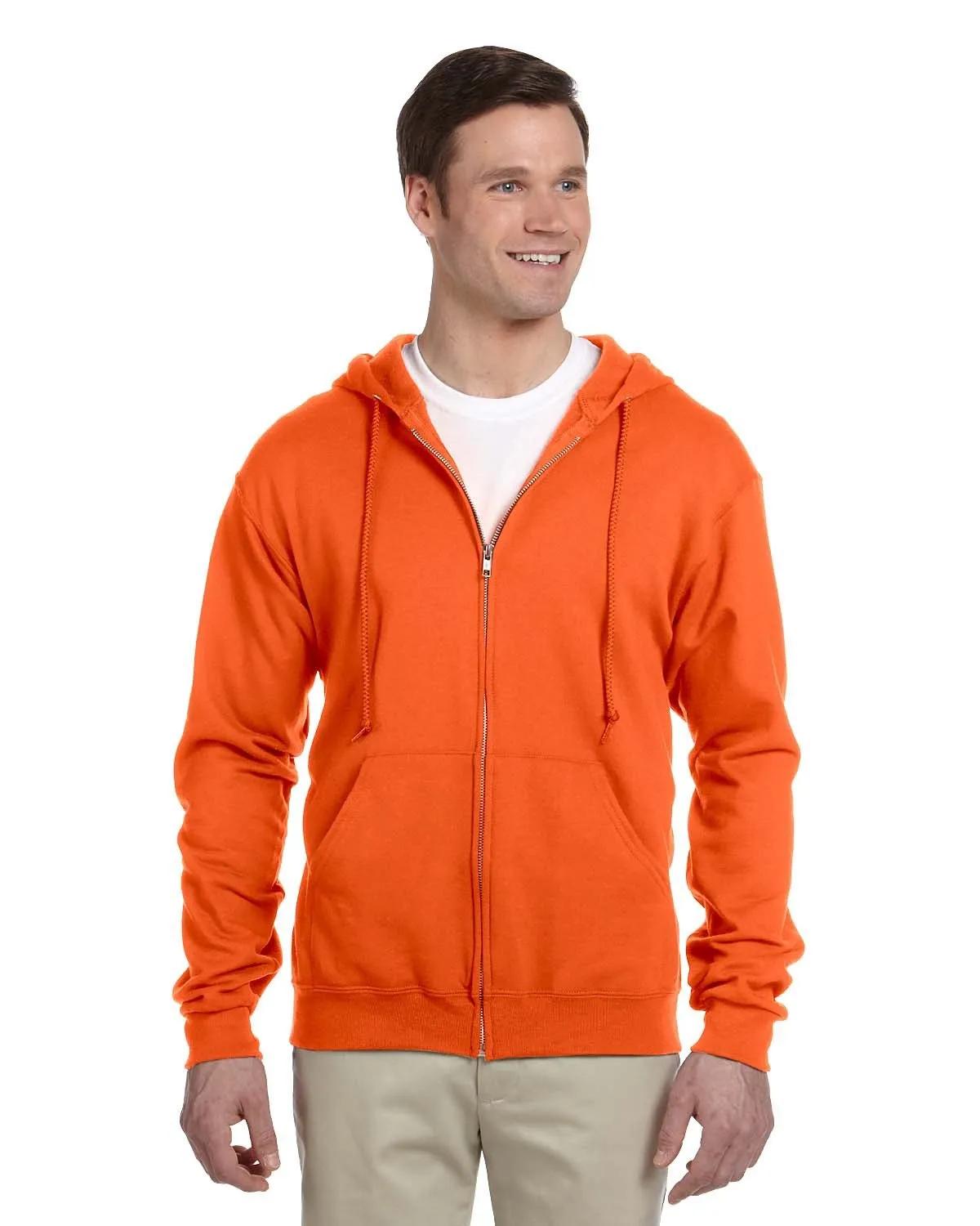 Adult NuBlend® Fleece Full-Zip Hooded Sweatshirt 6 of 38