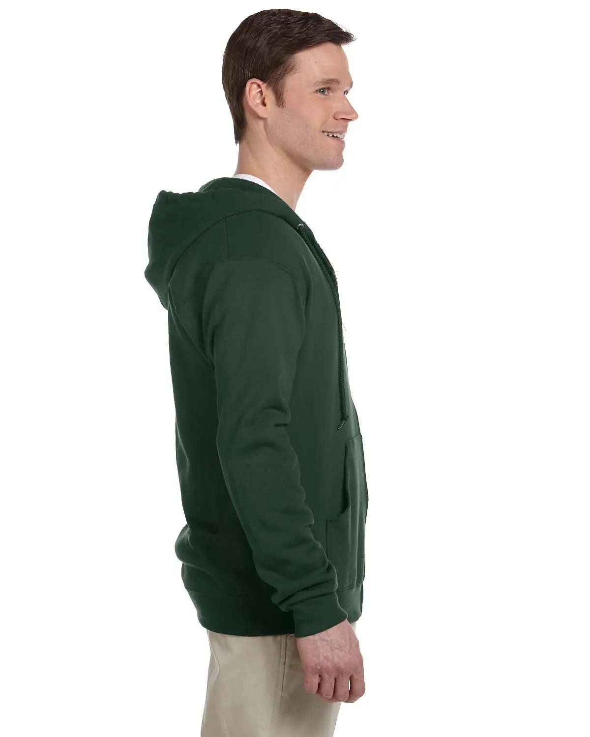 Adult NuBlend® Fleece Full-Zip Hooded Sweatshirt 32 of 38