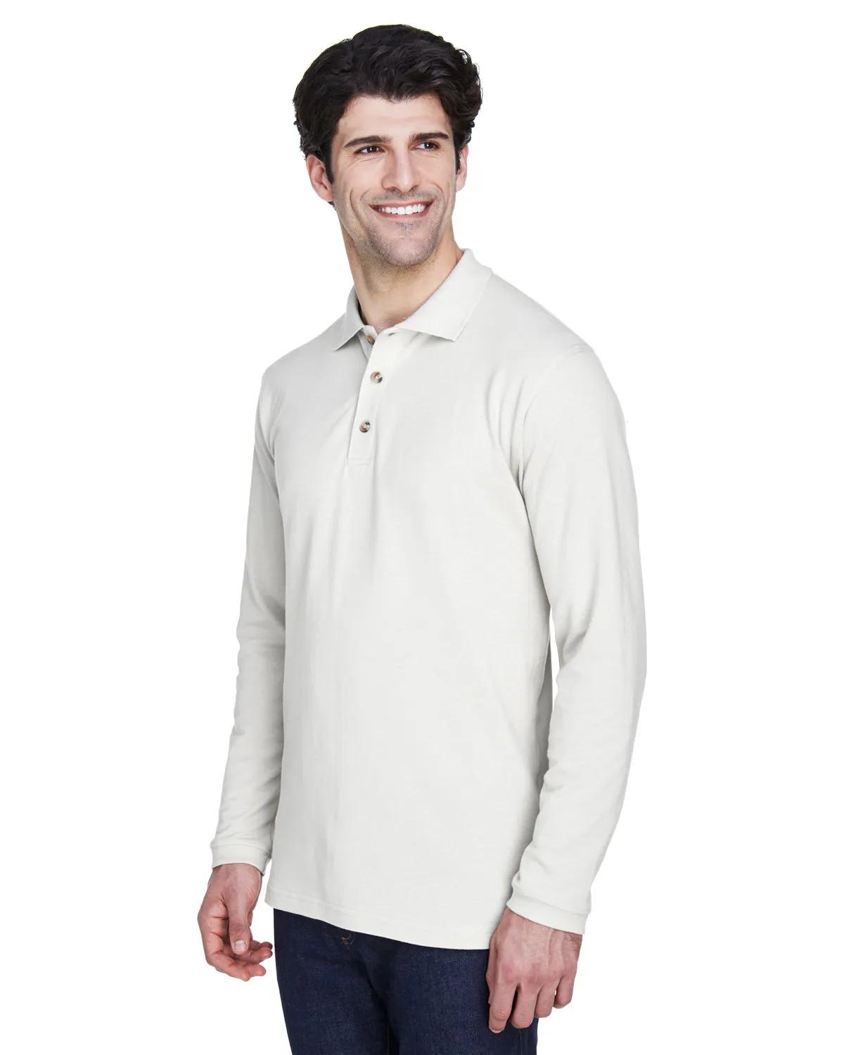 Adult Long-Sleeve Classic Piqué Polo 12 of 33