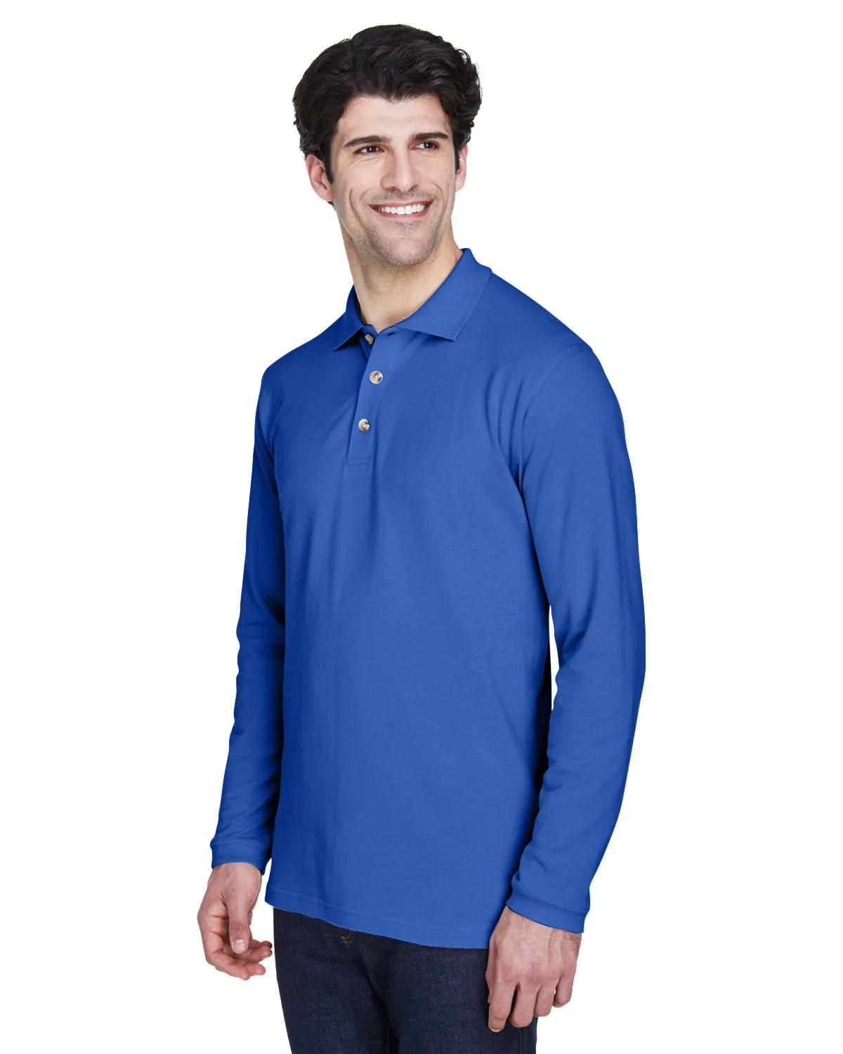 Adult Long-Sleeve Classic Piqué Polo 17 of 33