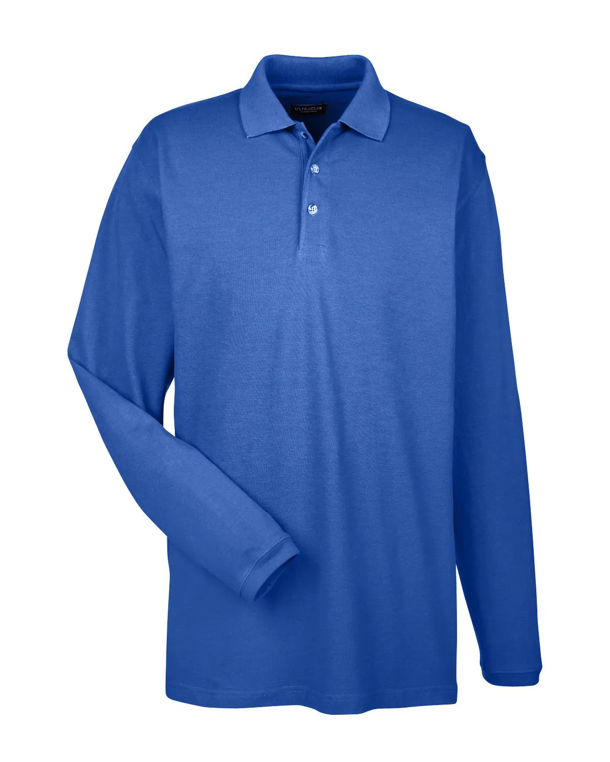 Adult Long-Sleeve Classic Piqué Polo 27 of 33