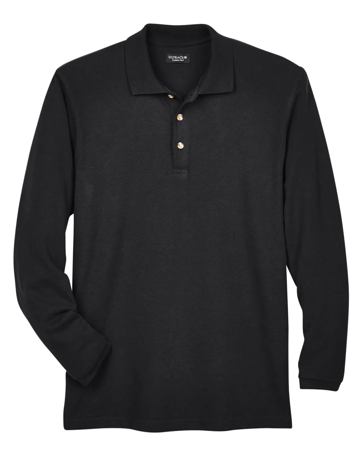 Adult Long-Sleeve Classic Piqué Polo 15 of 33