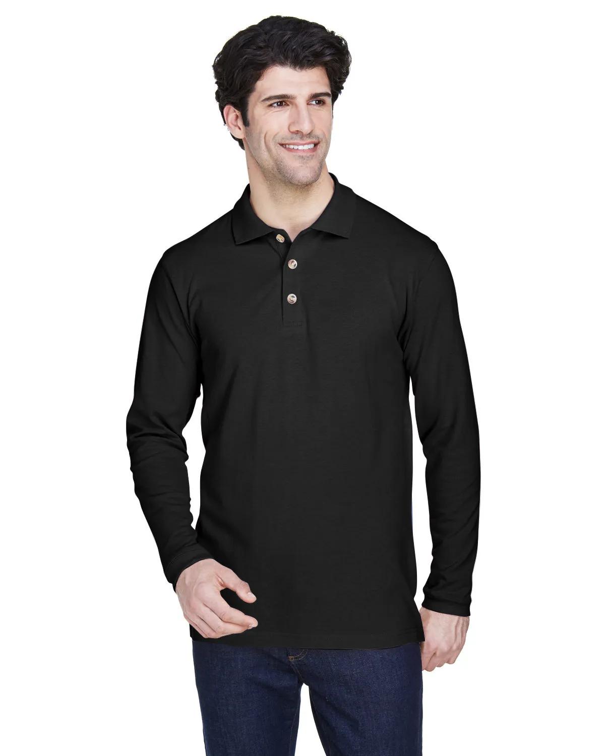 Adult Long-Sleeve Classic Piqué Polo 2 of 33