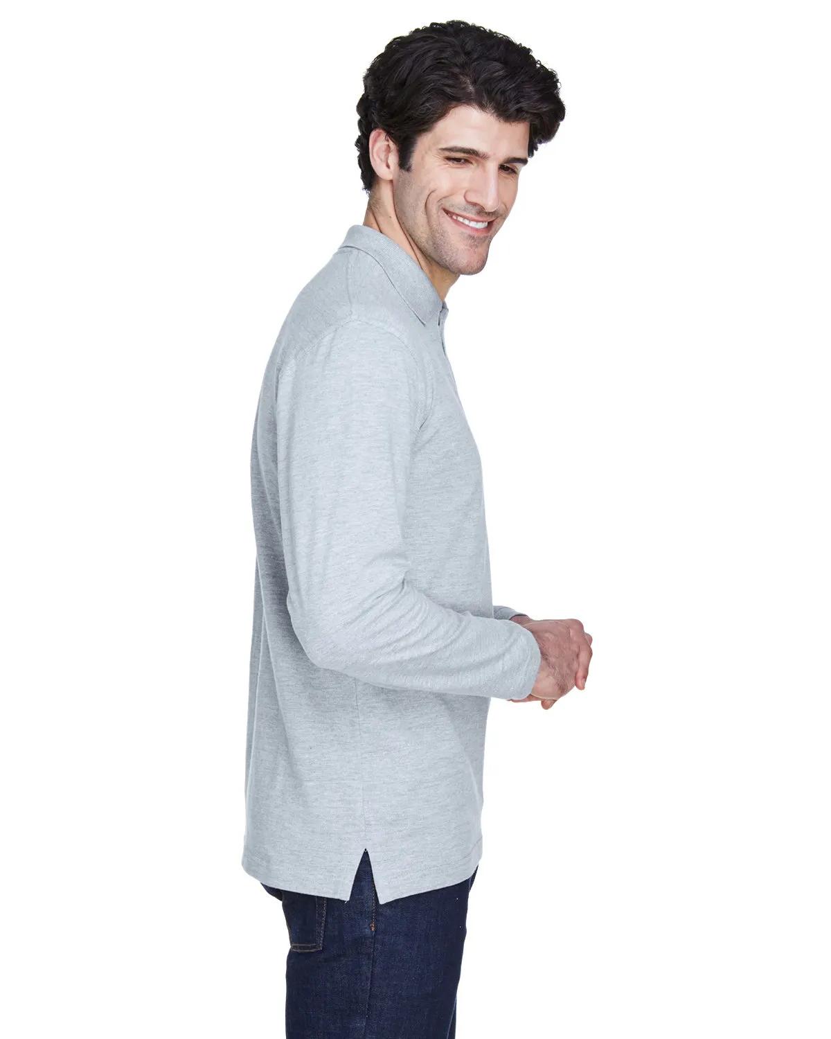 Adult Long-Sleeve Classic Piqué Polo 10 of 33