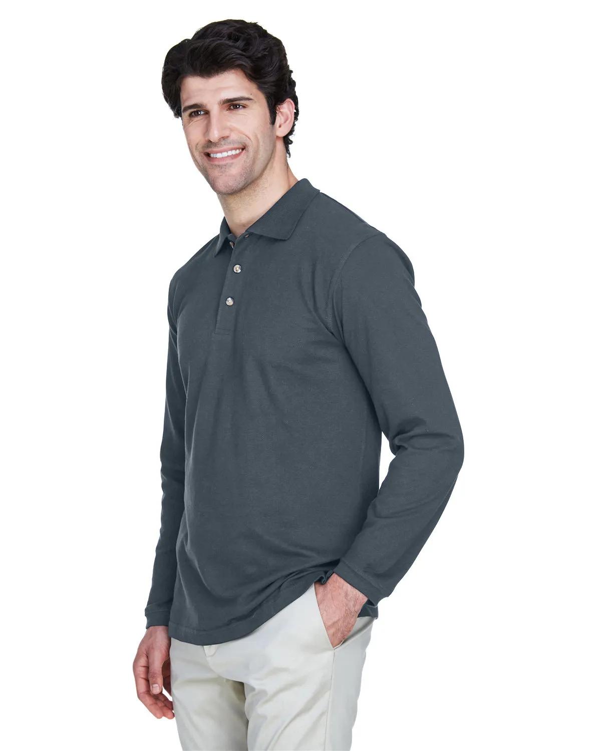 Adult Long-Sleeve Classic Piqué Polo 23 of 33