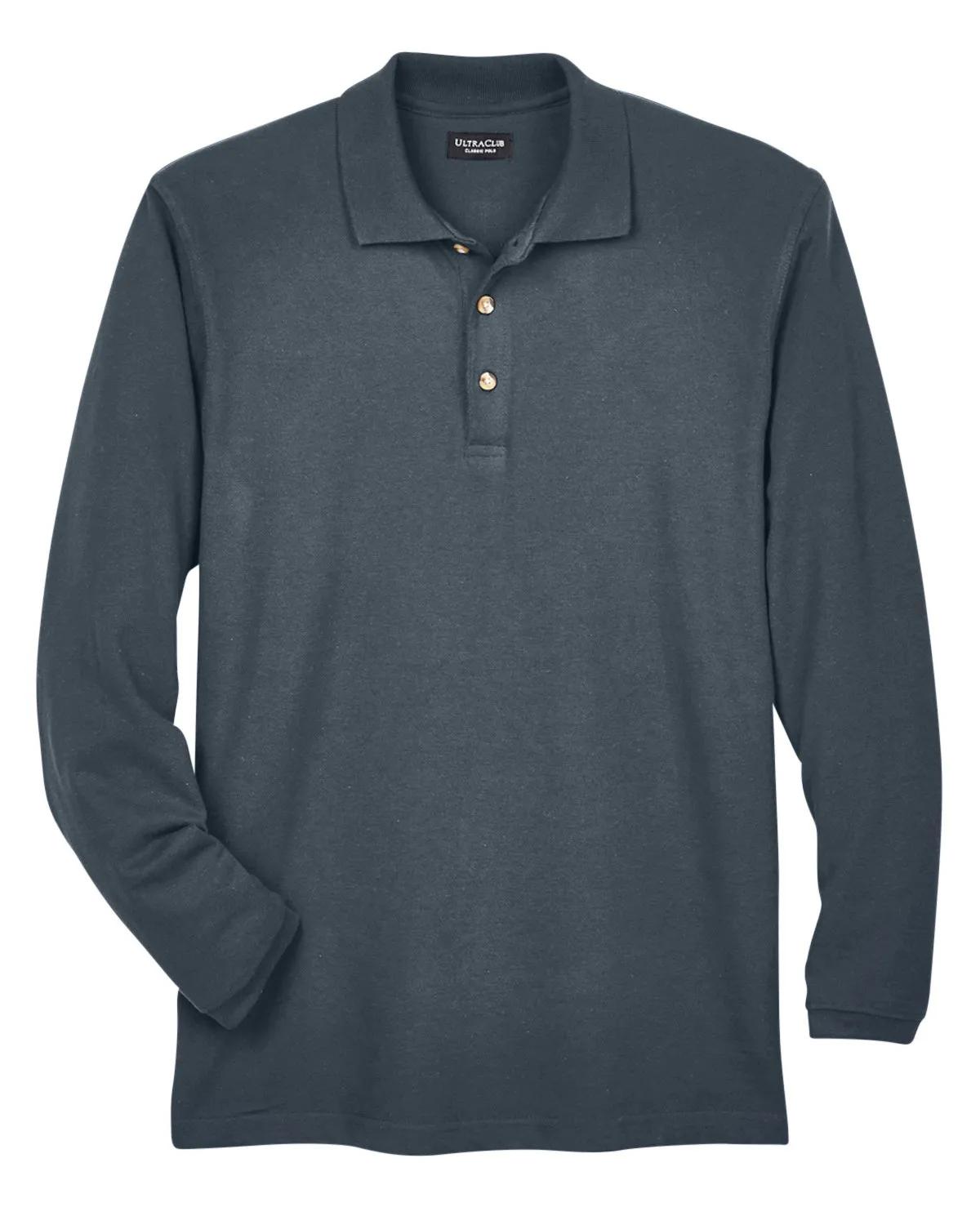 Adult Long-Sleeve Classic Piqué Polo 26 of 33
