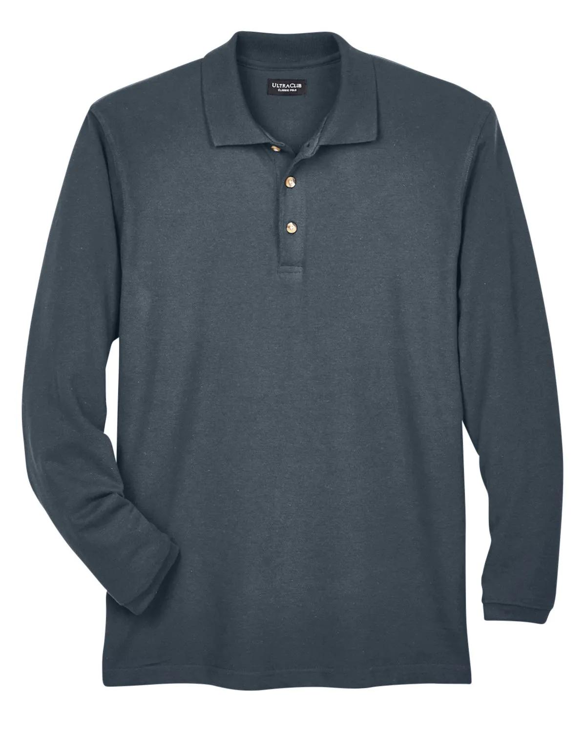 Adult Long-Sleeve Classic Piqué Polo 31 of 33