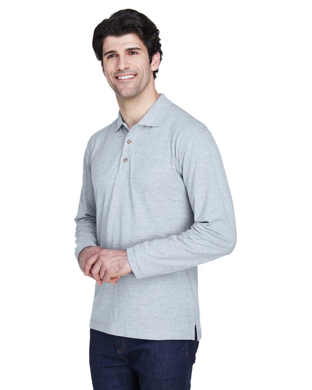 Adult Long-Sleeve Classic Piqué Polo 8 of 33