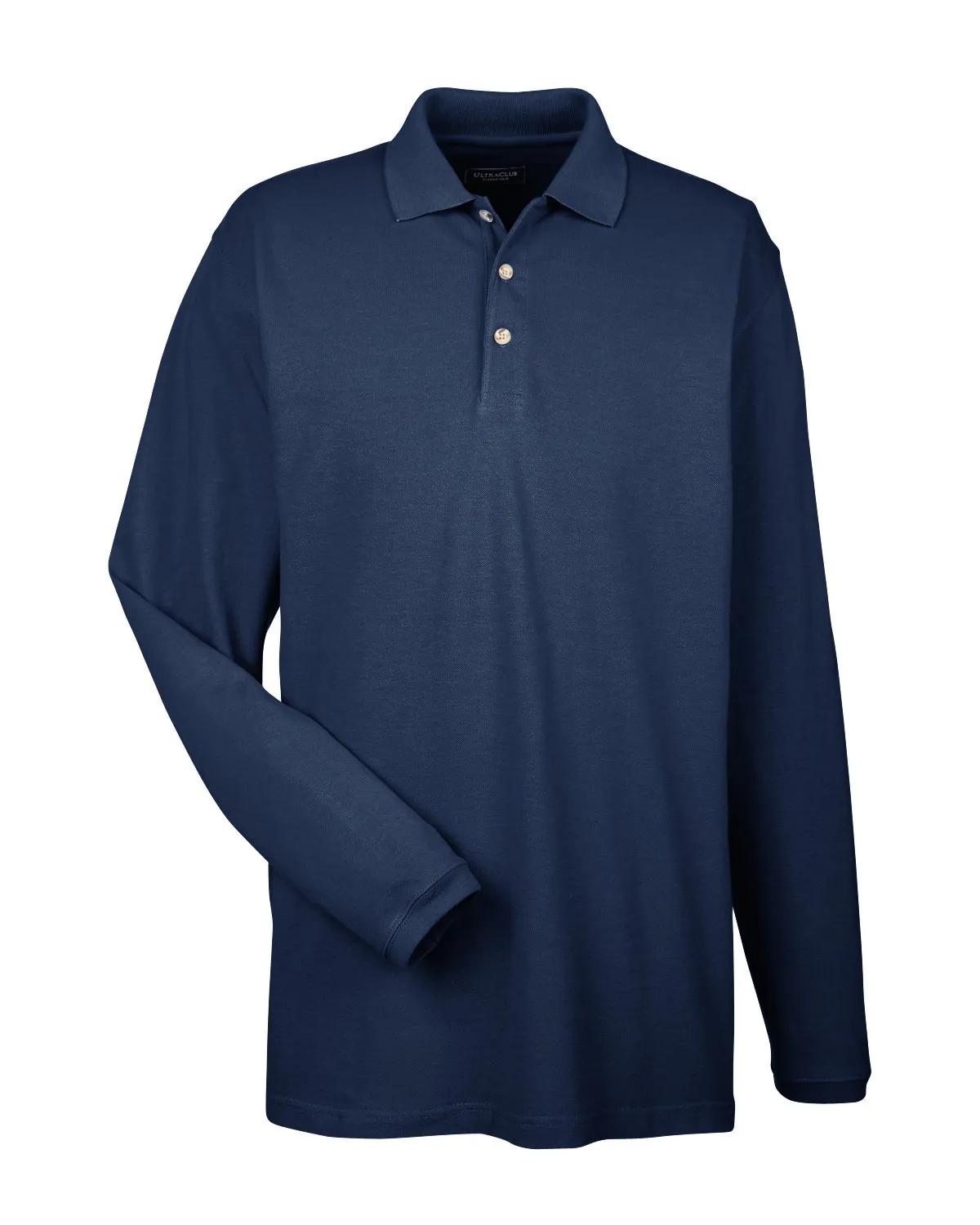 Adult Long-Sleeve Classic Piqué Polo 33 of 33