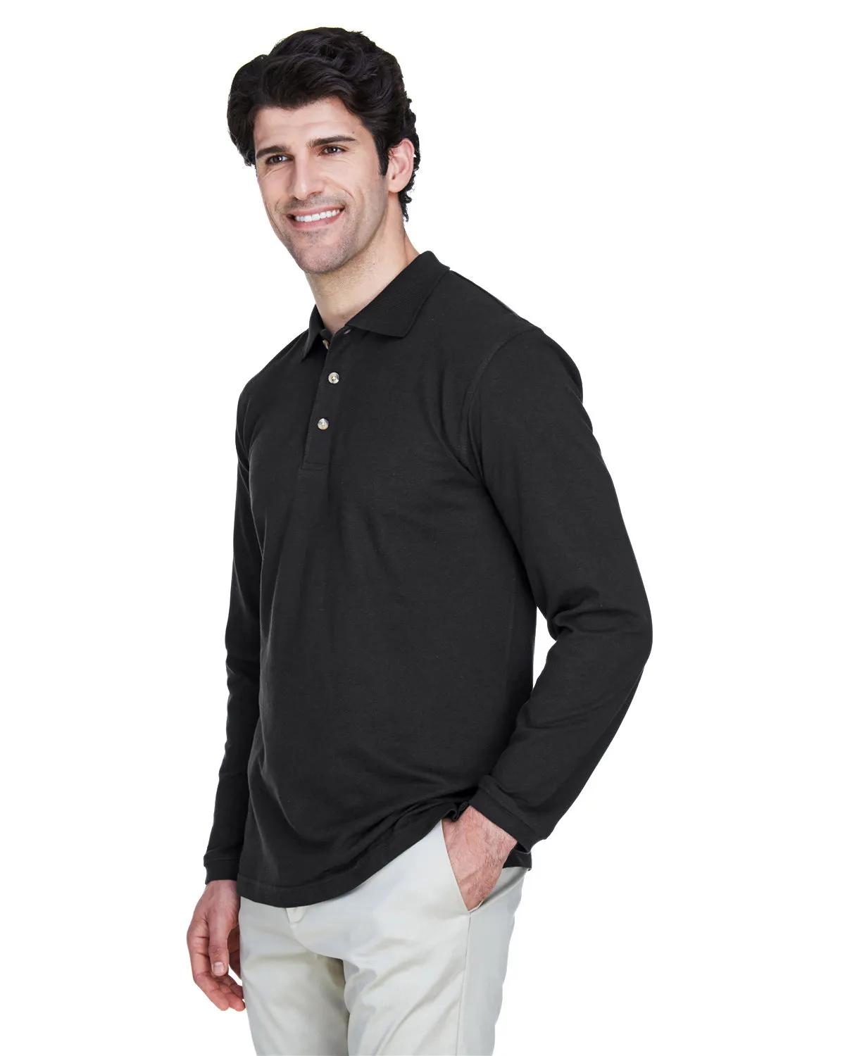 Adult Long-Sleeve Classic Piqué Polo 10 of 33