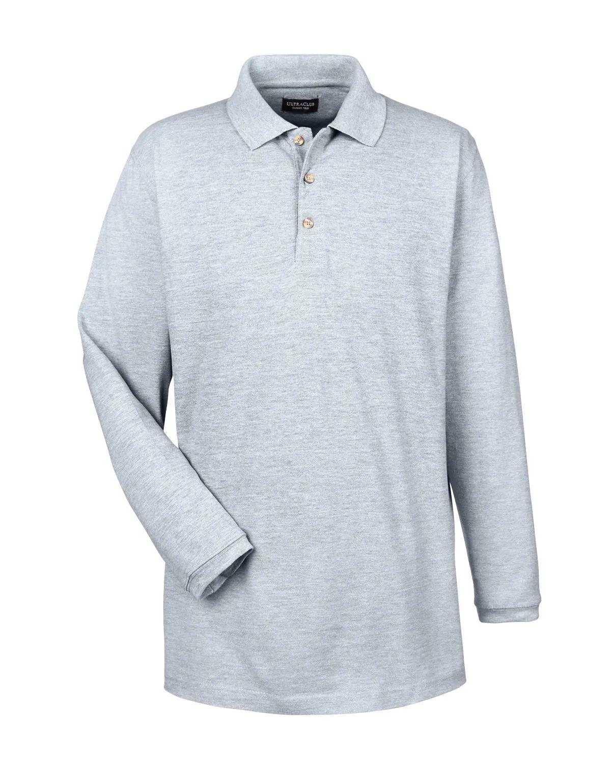 Adult Long-Sleeve Classic Piqué Polo 13 of 33