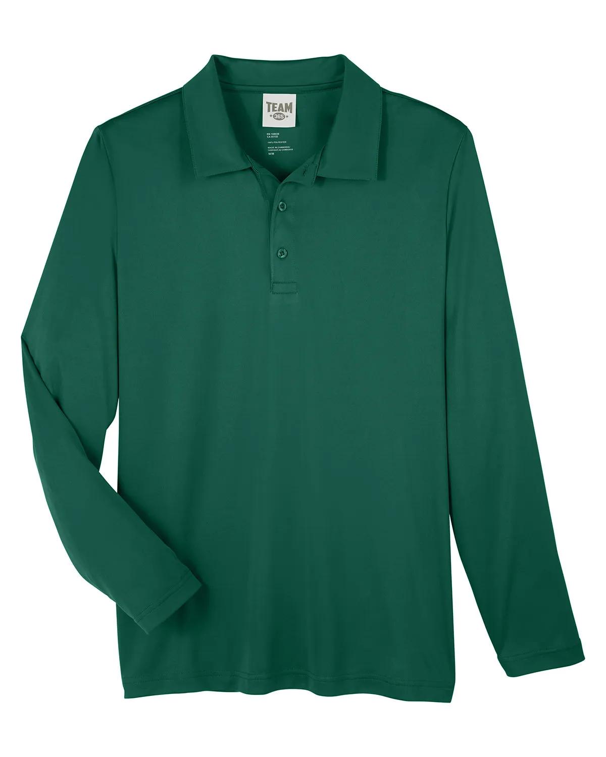 Men's Zone Performance Long Sleeve Polo 23 of 59