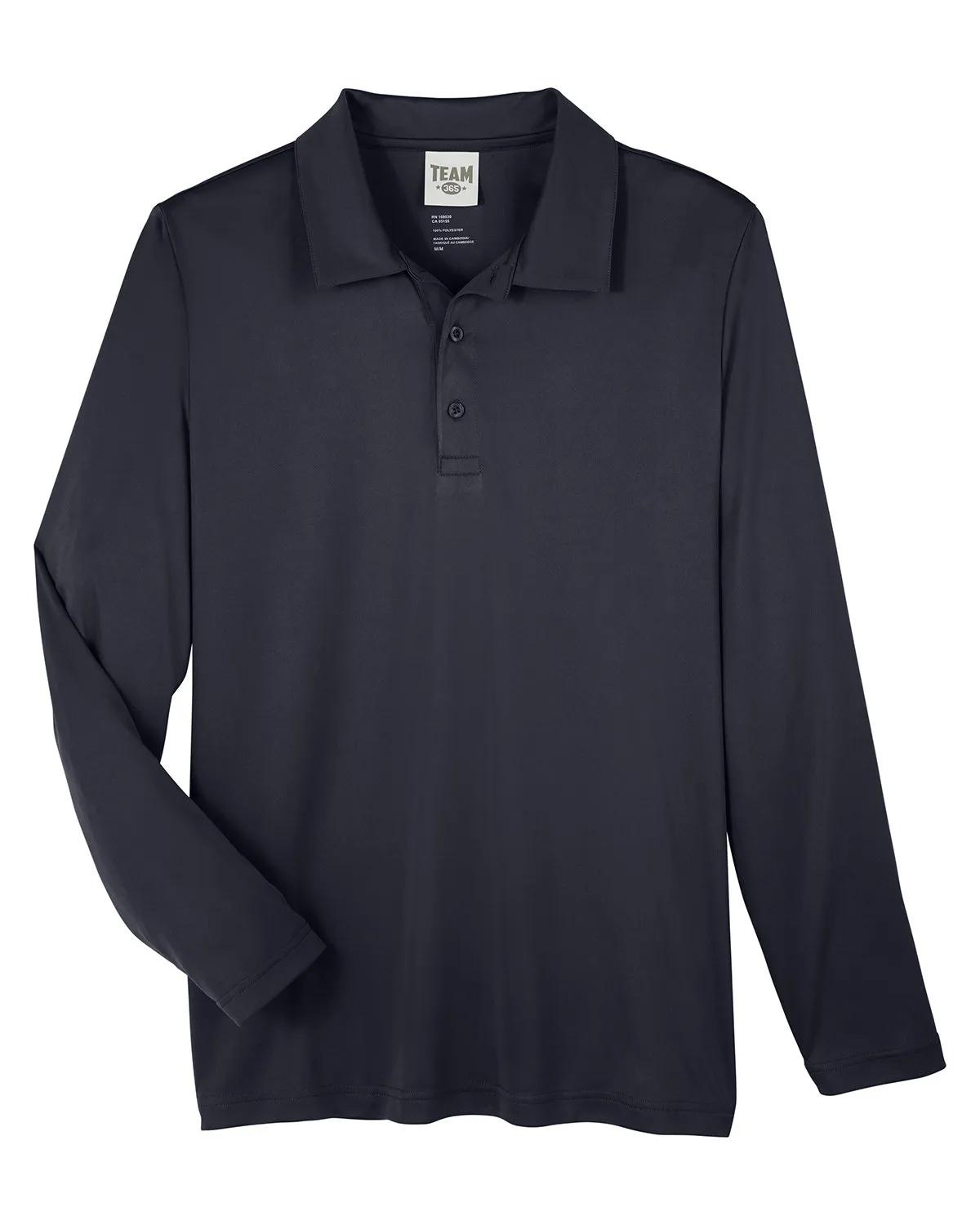 Men's Zone Performance Long Sleeve Polo 17 of 59