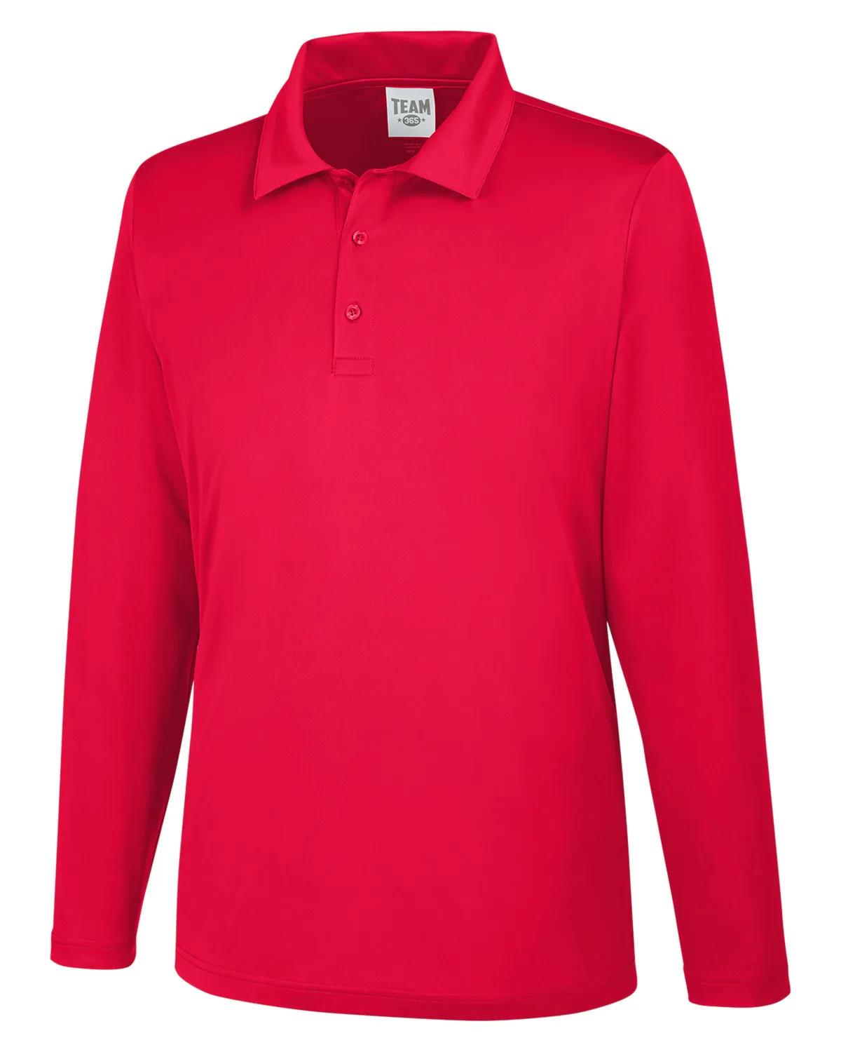 Men's Zone Performance Long Sleeve Polo 43 of 59
