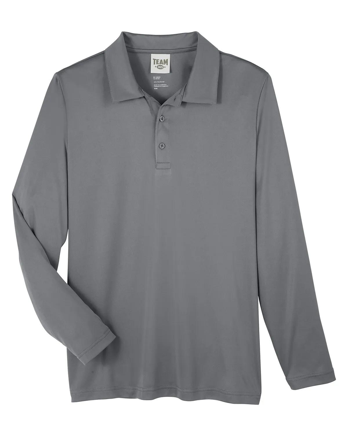 Men's Zone Performance Long Sleeve Polo 36 of 59