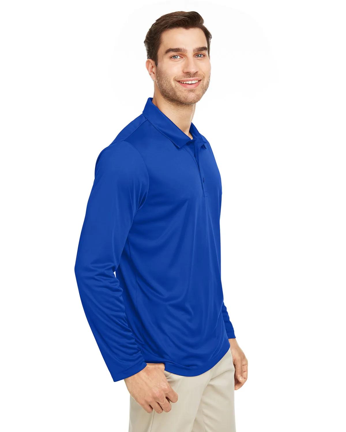 Men's Zone Performance Long Sleeve Polo 46 of 59