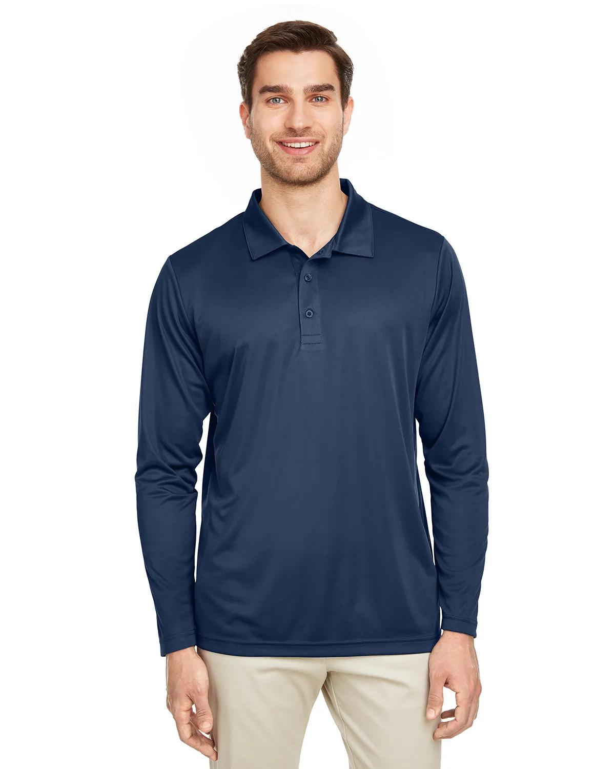 Men's Zone Performance Long Sleeve Polo 5 of 59