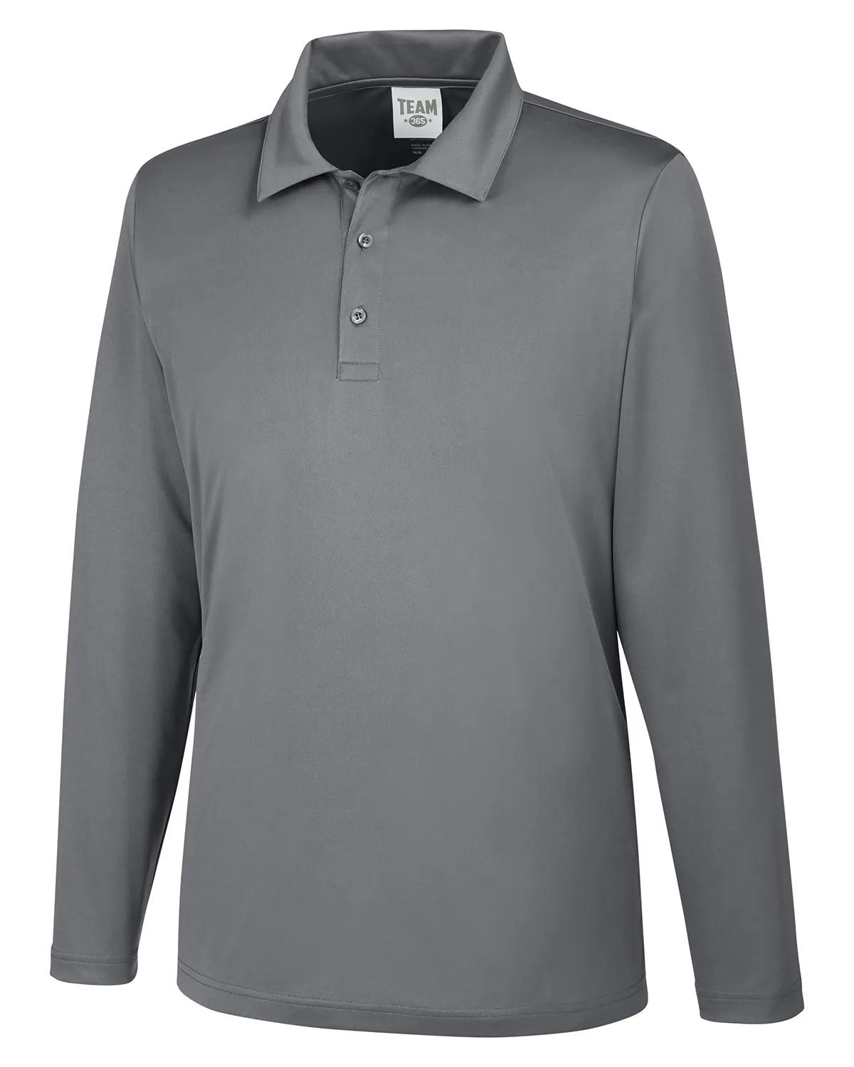 Men's Zone Performance Long Sleeve Polo 34 of 59