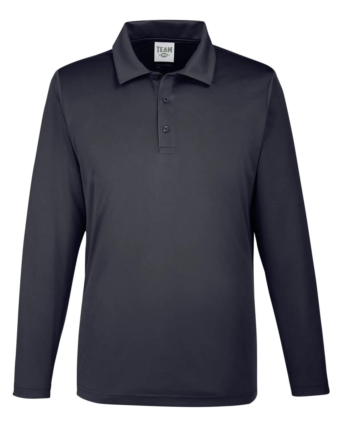 Men's Zone Performance Long Sleeve Polo 19 of 59