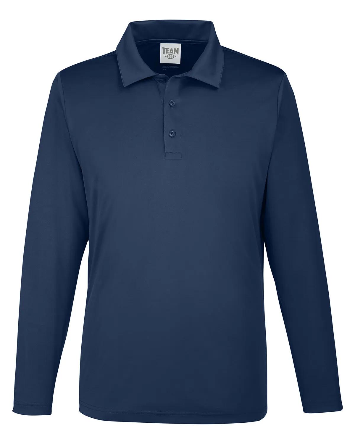 Men's Zone Performance Long Sleeve Polo 8 of 59