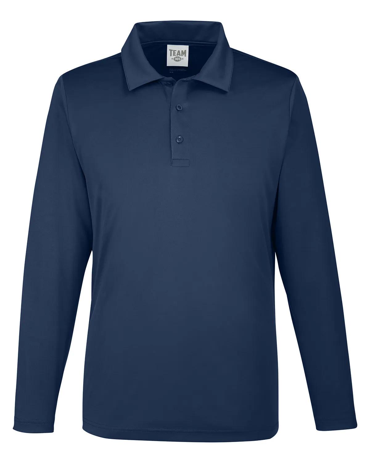 Men's Zone Performance Long Sleeve Polo 13 of 59