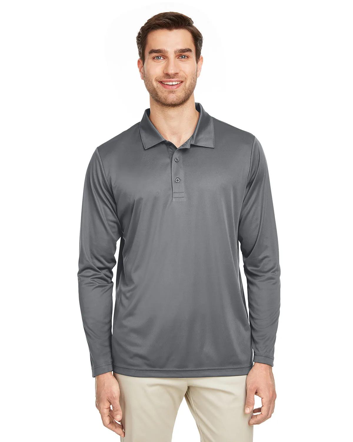 Men's Zone Performance Long Sleeve Polo 3 of 59