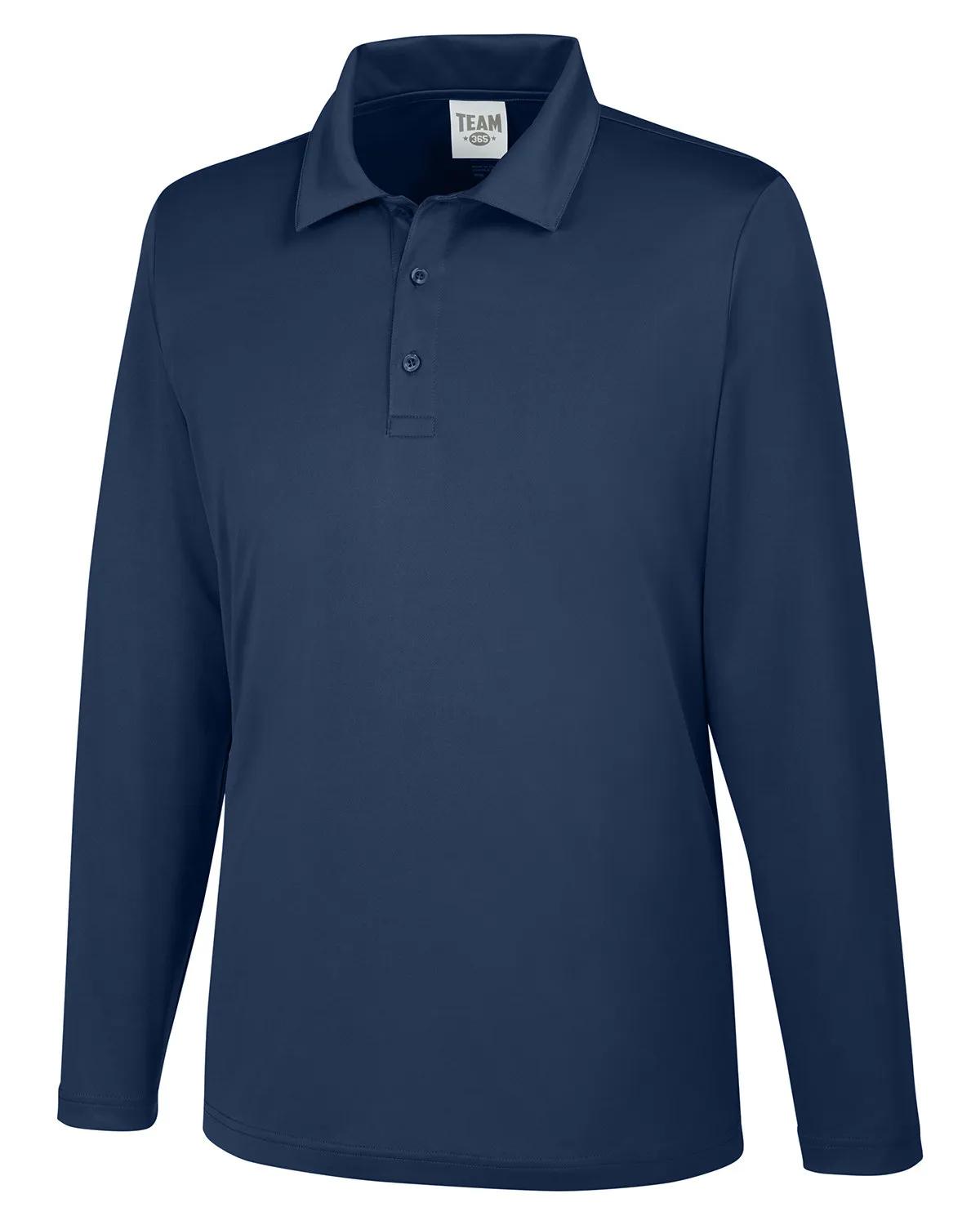 Men's Zone Performance Long Sleeve Polo 14 of 59