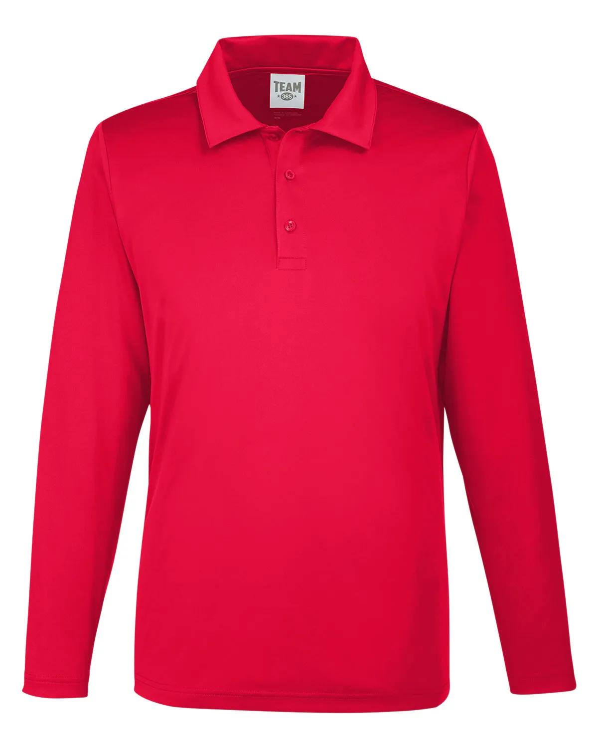 Men's Zone Performance Long Sleeve Polo 47 of 59