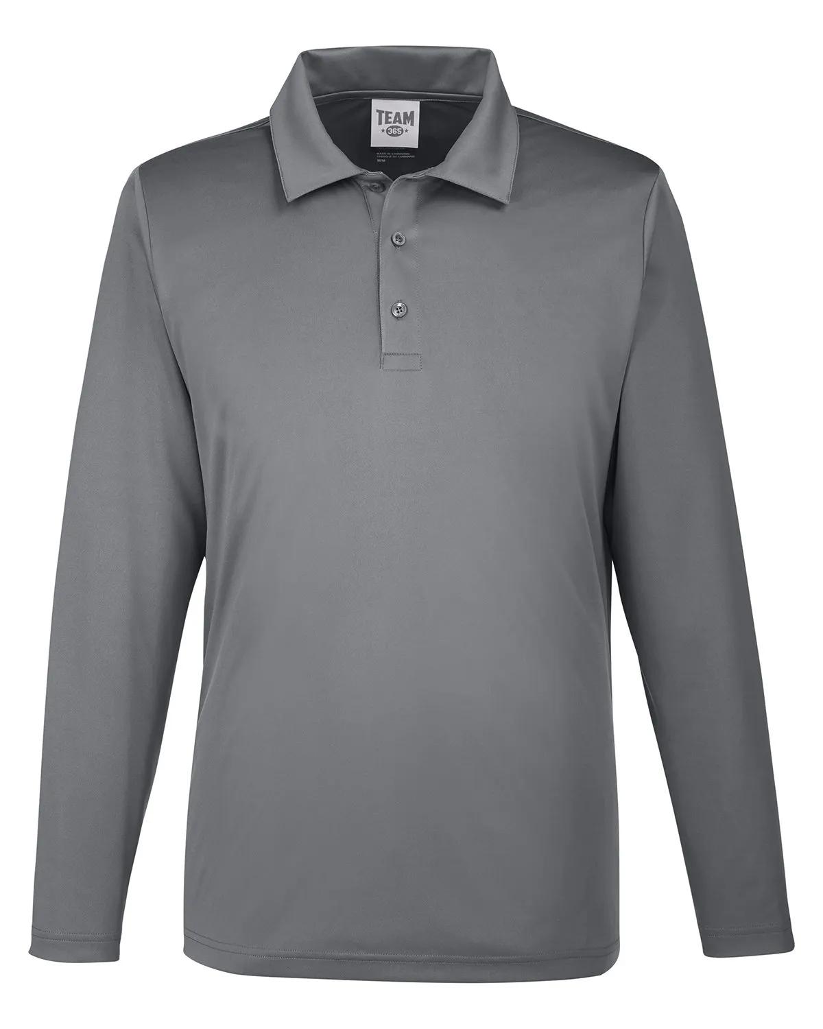 Men's Zone Performance Long Sleeve Polo 38 of 59