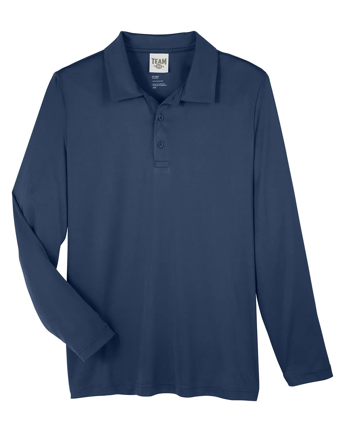 Men's Zone Performance Long Sleeve Polo 11 of 59