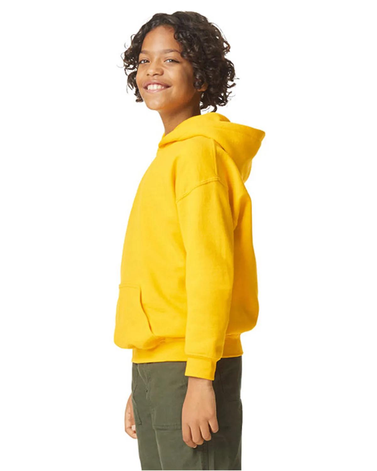 Youth Softstyle Midweight Fleece Hooded Sweatshirt 44 of 44