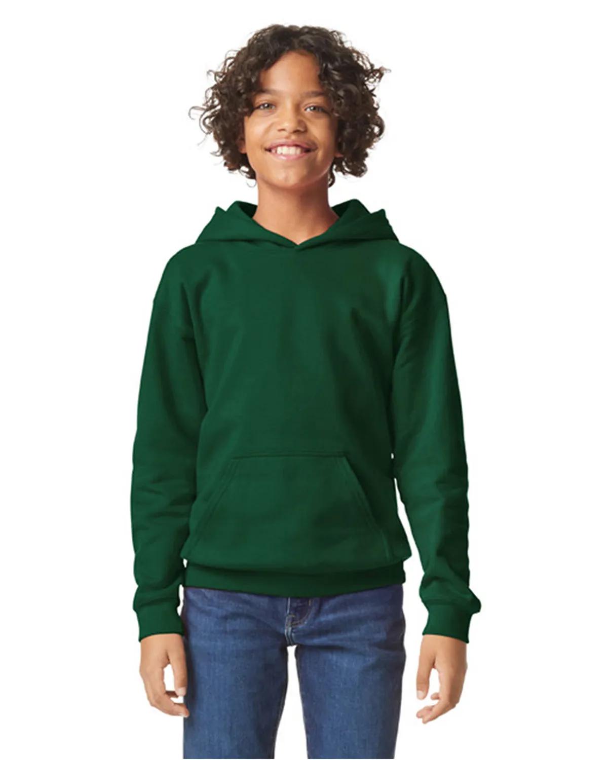Youth Softstyle Midweight Fleece Hooded Sweatshirt 5 of 44