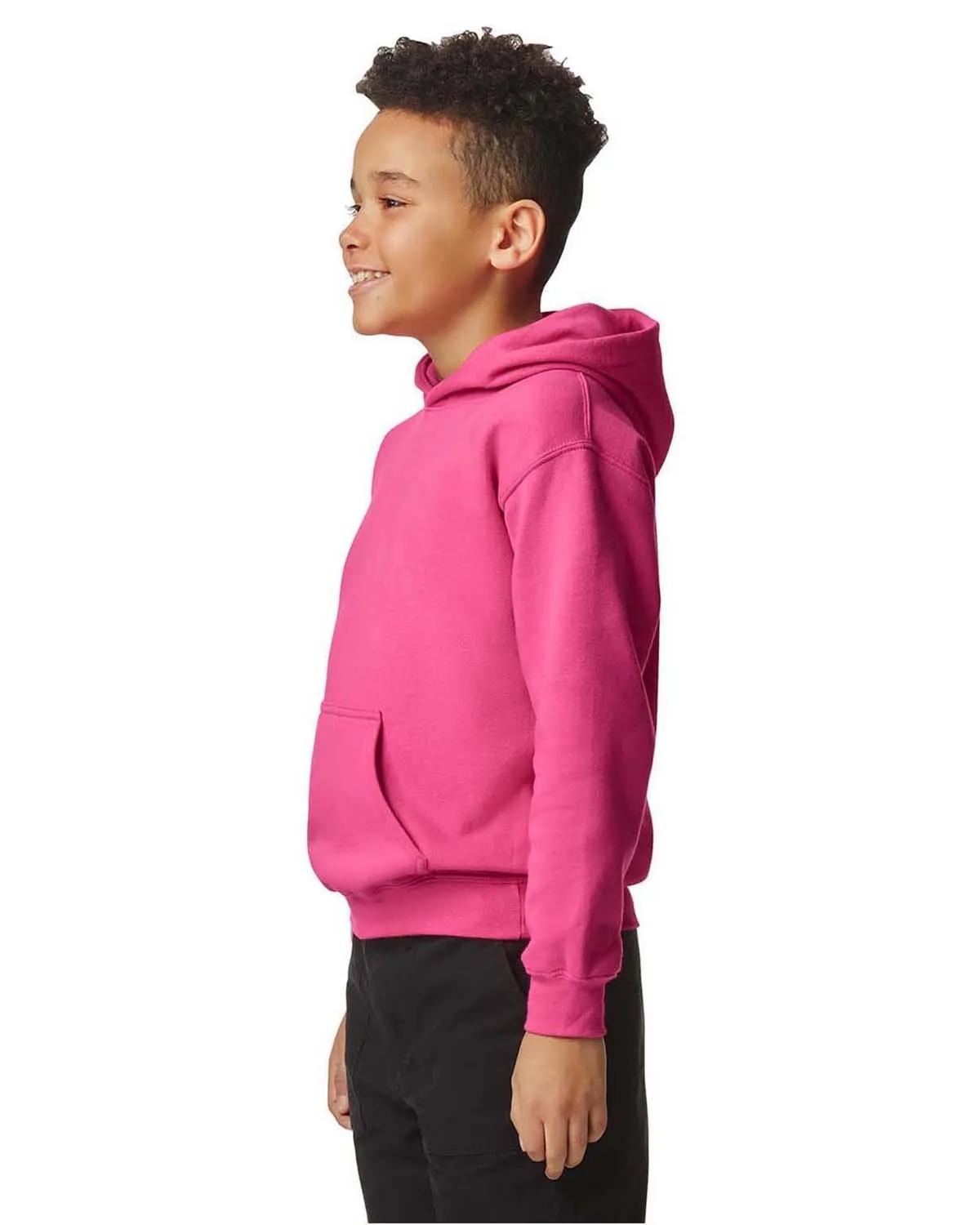 Youth Softstyle Midweight Fleece Hooded Sweatshirt 28 of 44