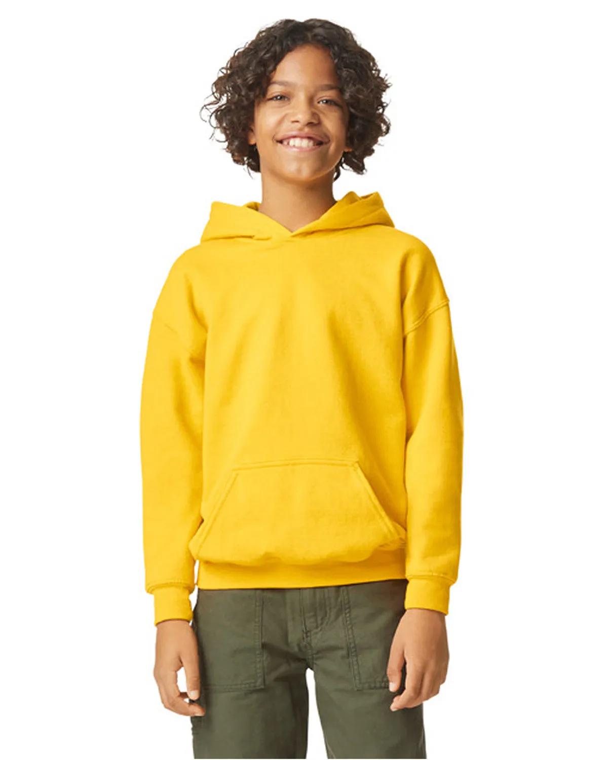 Youth Softstyle Midweight Fleece Hooded Sweatshirt 14 of 44