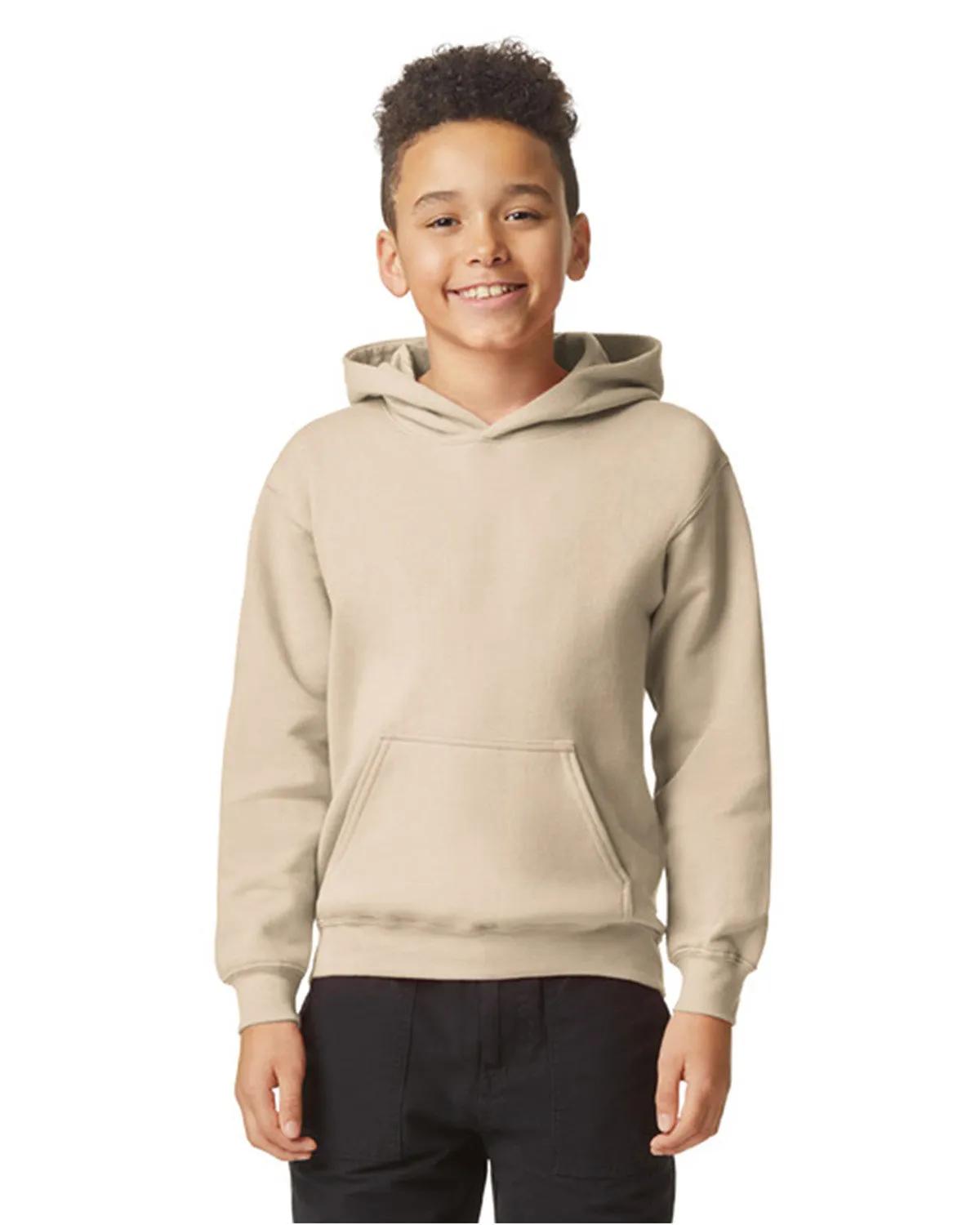 Youth Softstyle Midweight Fleece Hooded Sweatshirt 11 of 44