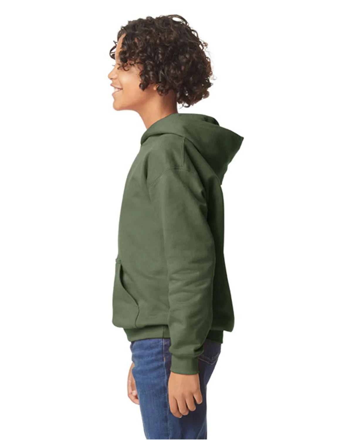 Youth Softstyle Midweight Fleece Hooded Sweatshirt 26 of 44