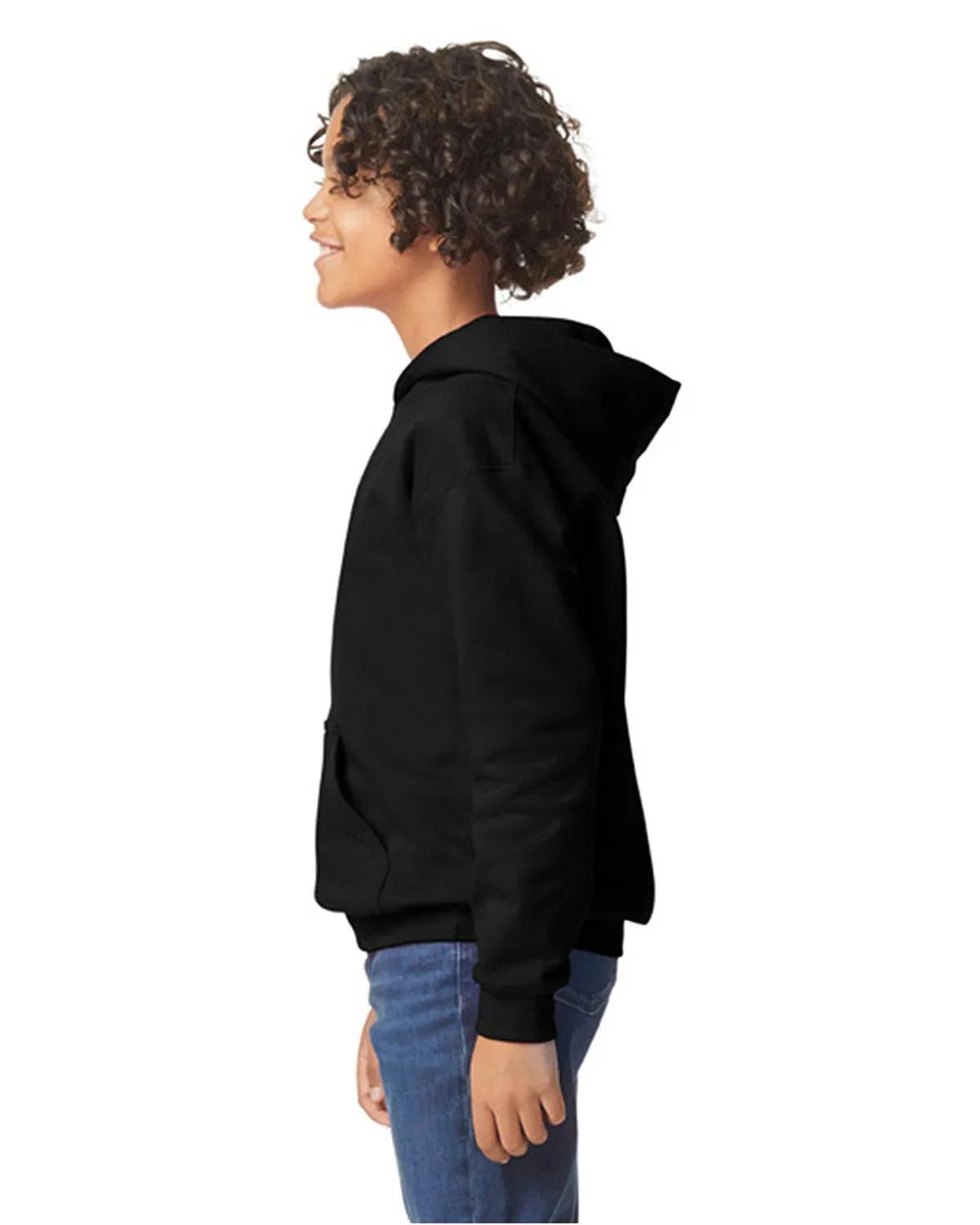 Youth Softstyle Midweight Fleece Hooded Sweatshirt 20 of 44