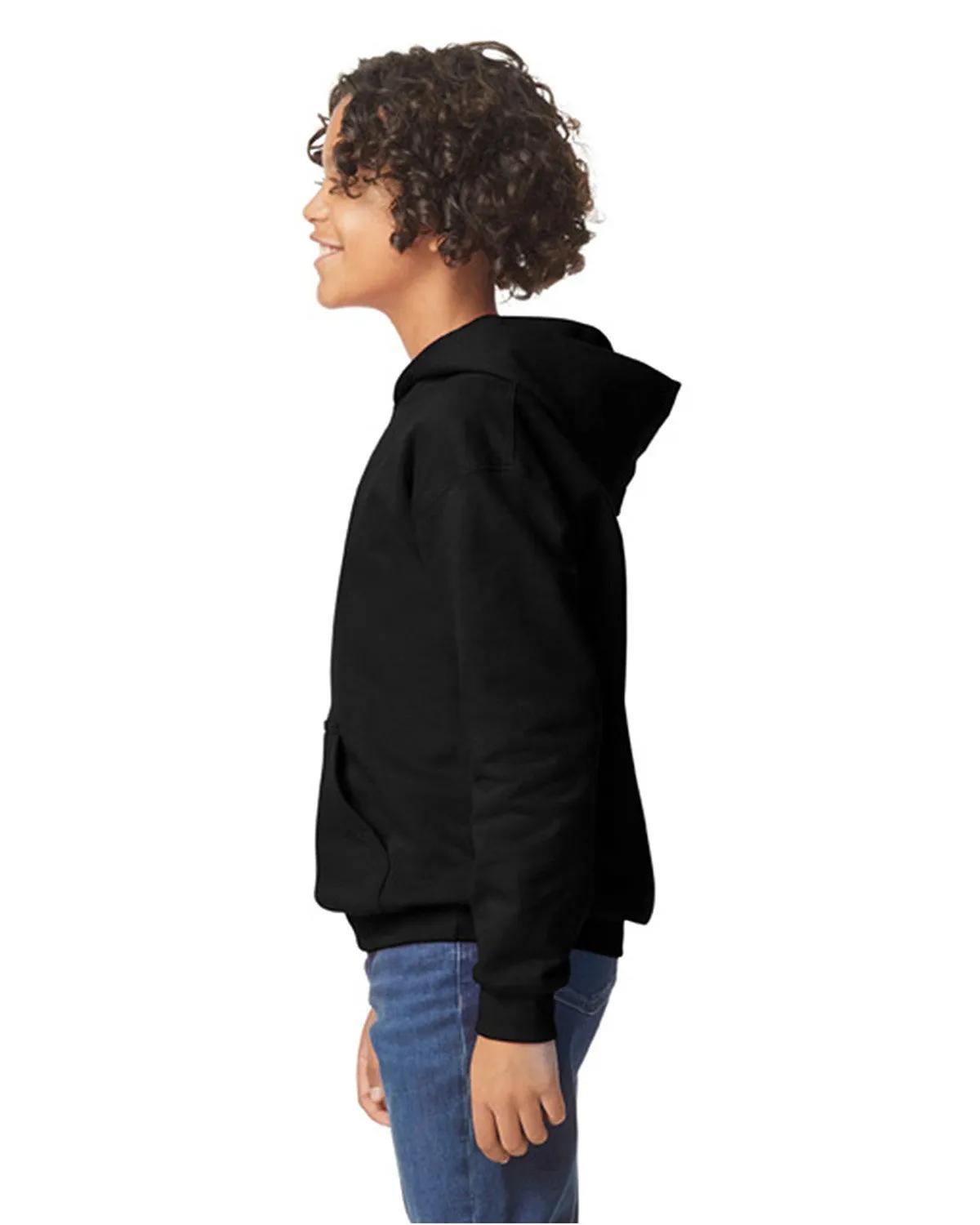 Youth Softstyle Midweight Fleece Hooded Sweatshirt 28 of 44