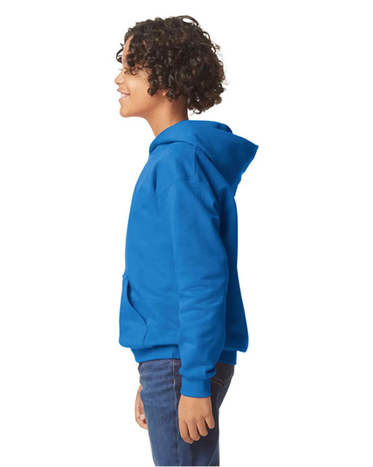 Youth Softstyle Midweight Fleece Hooded Sweatshirt 36 of 44