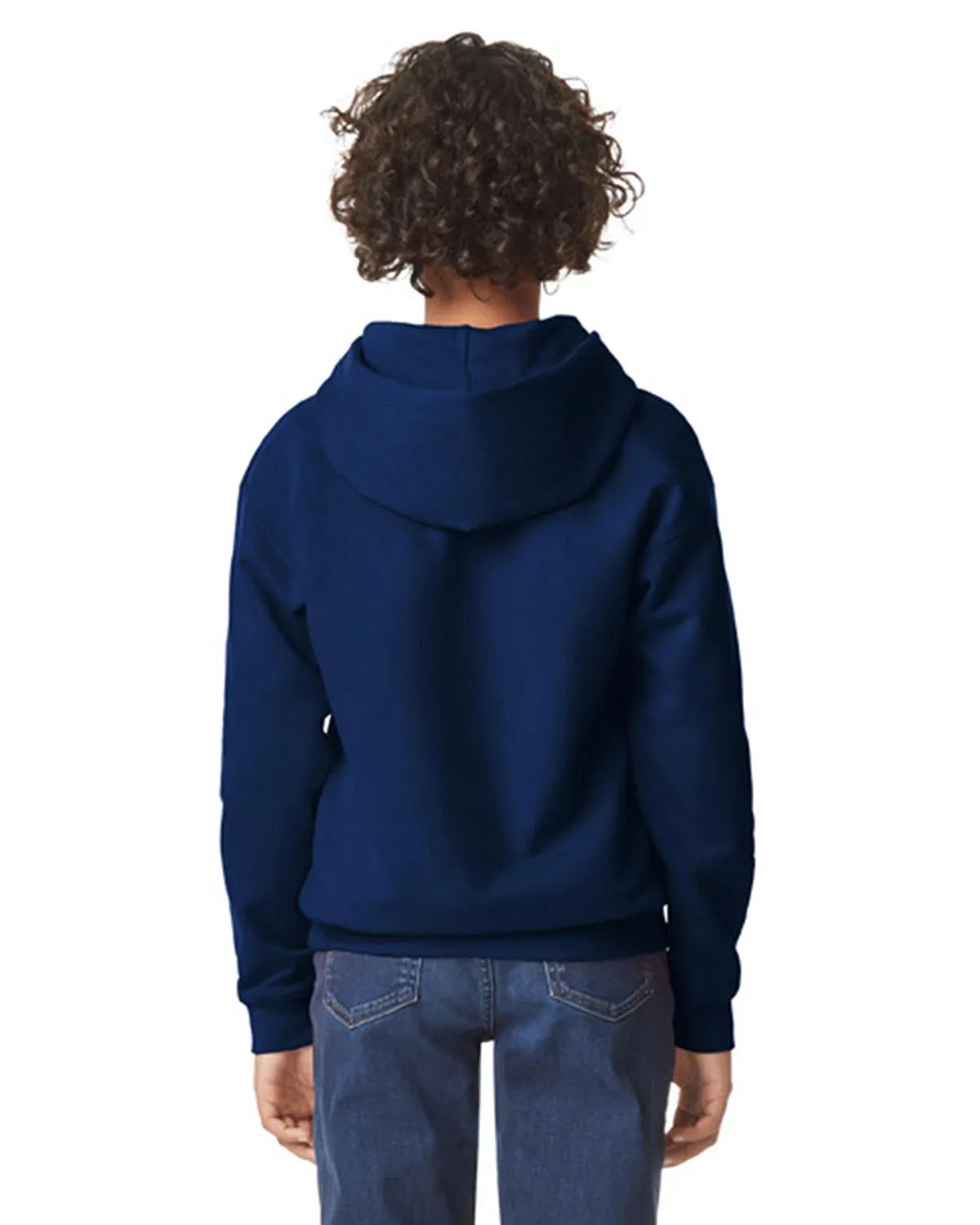 Youth Softstyle Midweight Fleece Hooded Sweatshirt 21 of 44