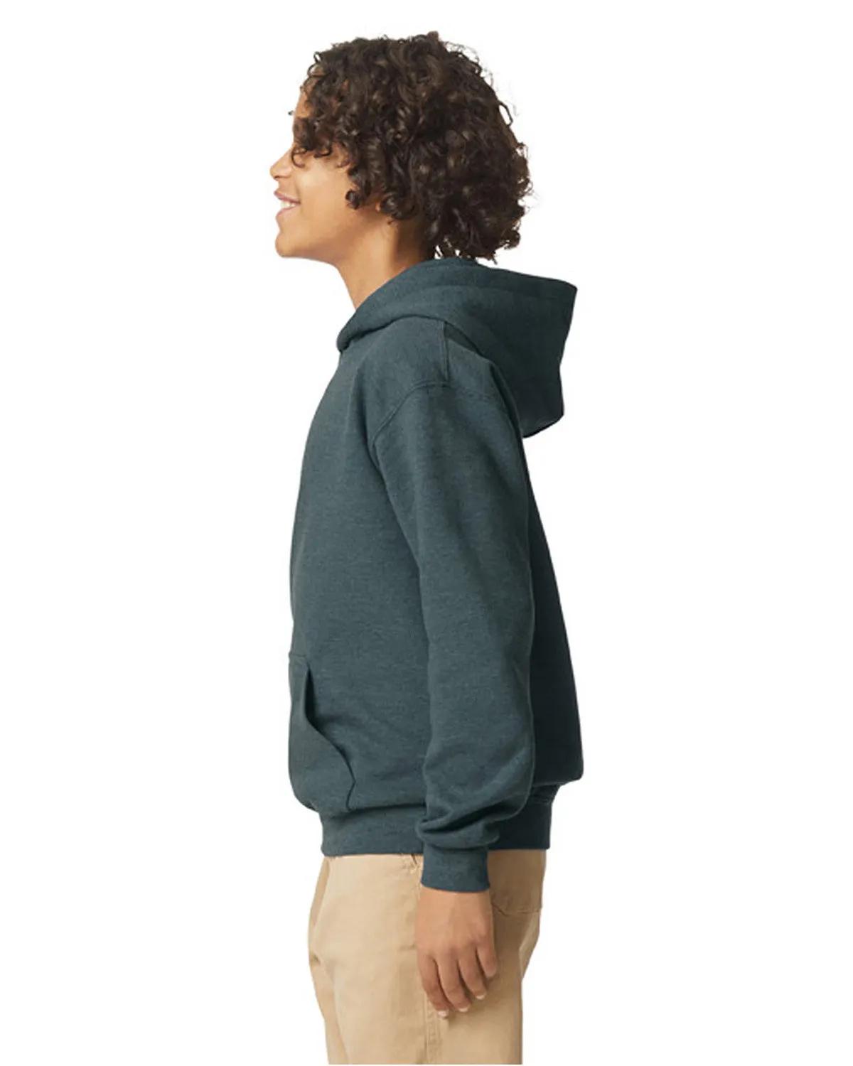 Youth Softstyle Midweight Fleece Hooded Sweatshirt 18 of 44