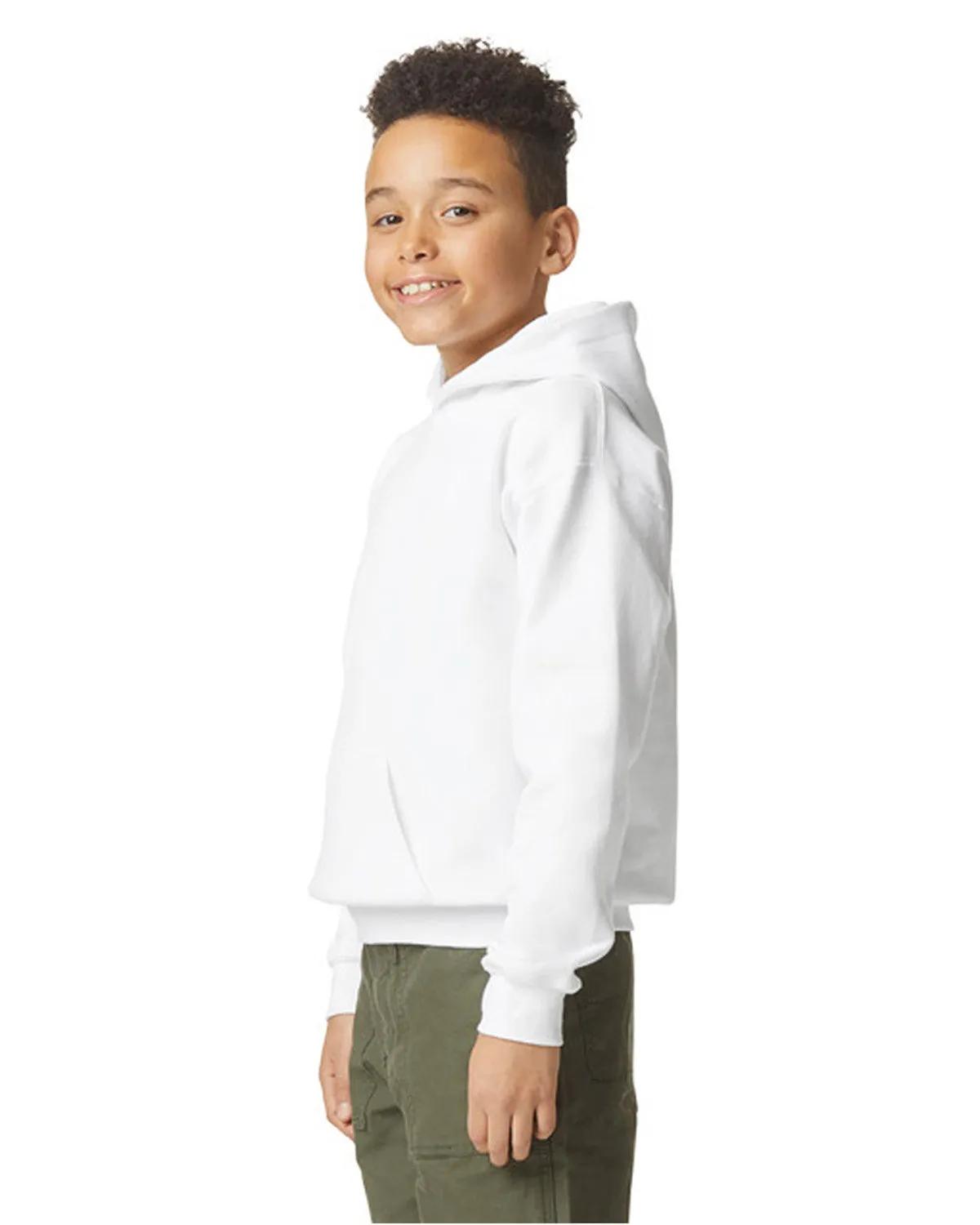 Youth Softstyle Midweight Fleece Hooded Sweatshirt 16 of 44