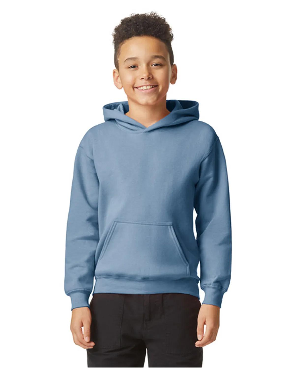Youth Softstyle Midweight Fleece Hooded Sweatshirt 10 of 44
